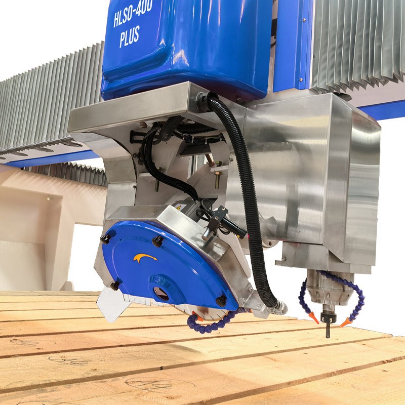 bridge saw machine cutting head