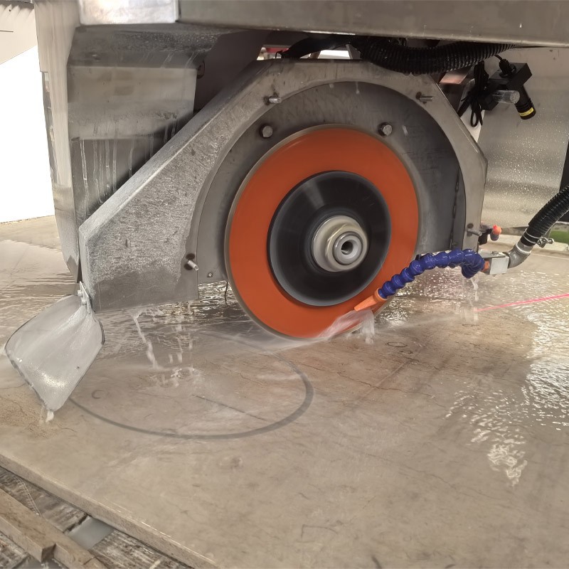 bridge granite cutting