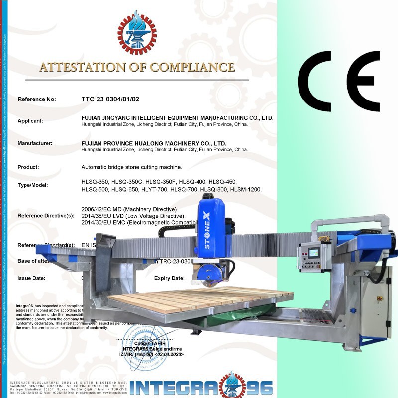 CE certified Bridge Saw