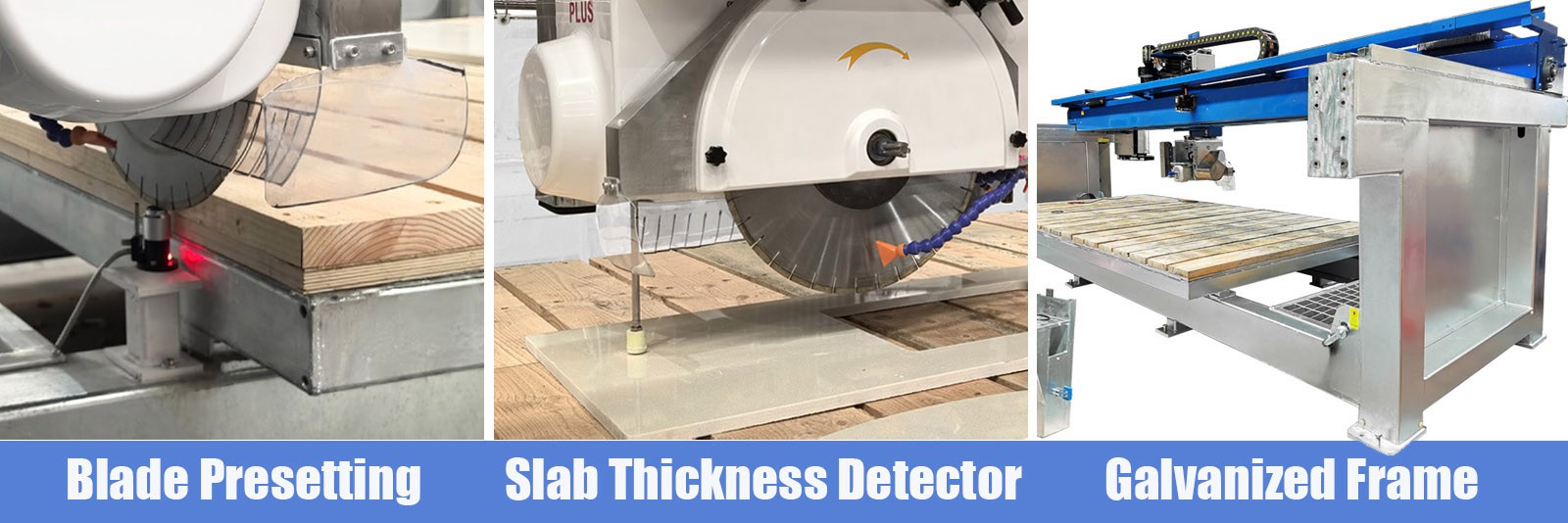 Blade presetting unit Blade presetting unit